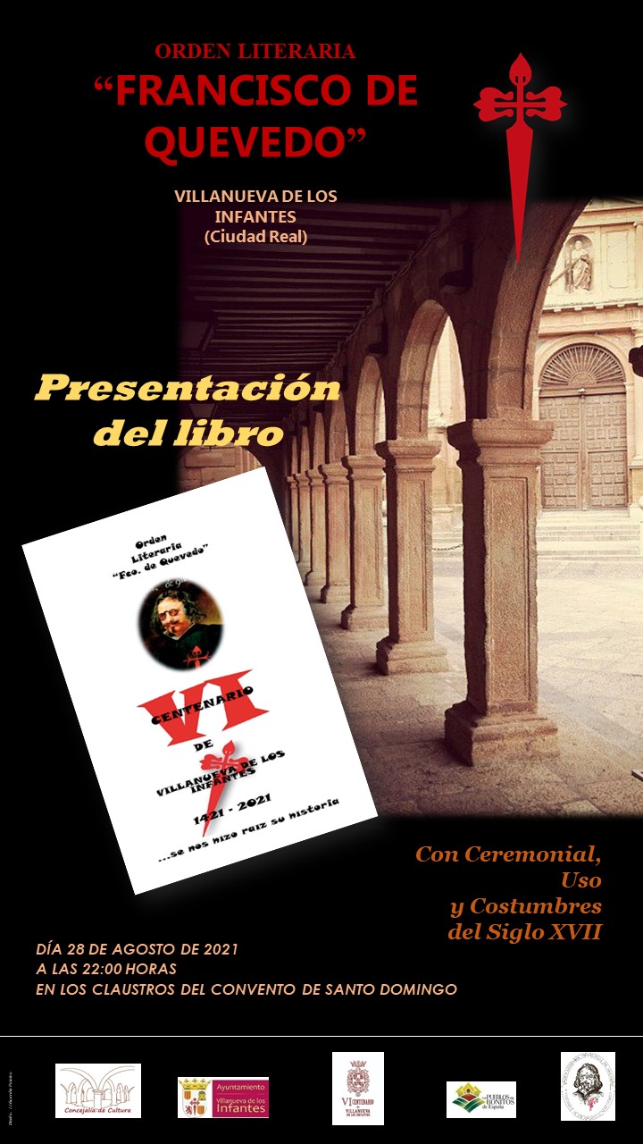 Presentación libro centenario Orden Francisco de Quevedo