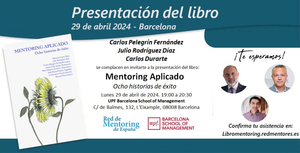Presentación en Barcelona de Mentoring aplicado. Ocho historias de éxito
